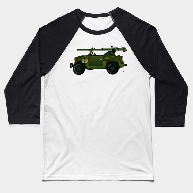 106-mm Recoilless Rifle M40 Baseball T-Shirt by twix123844